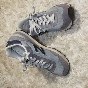 New Balance 515 Grey/blue sneakers.